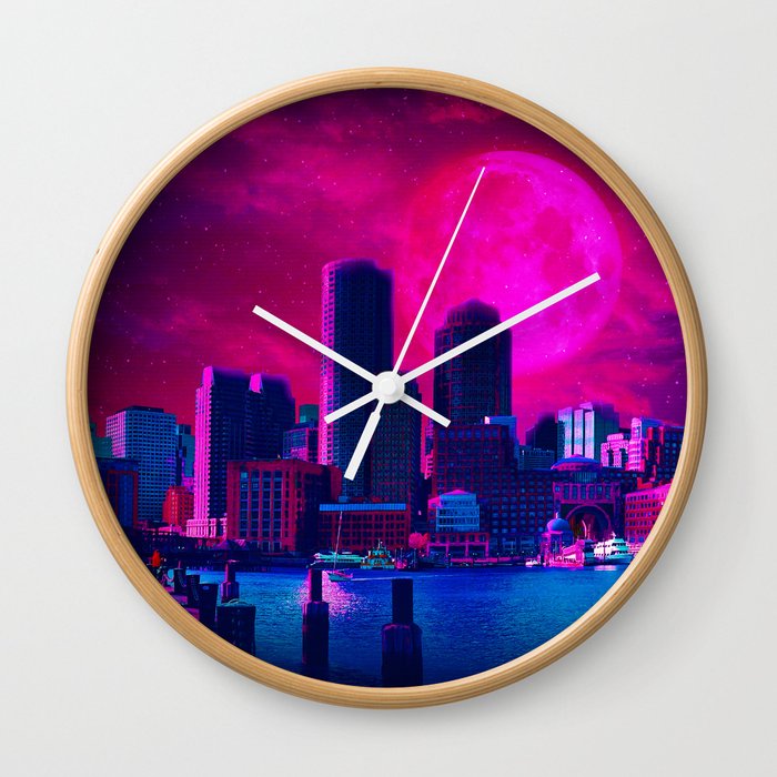 Boston City Wall Clock