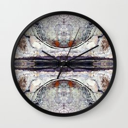 Pattern 34 - Rock in Parry Sound Wall Clock