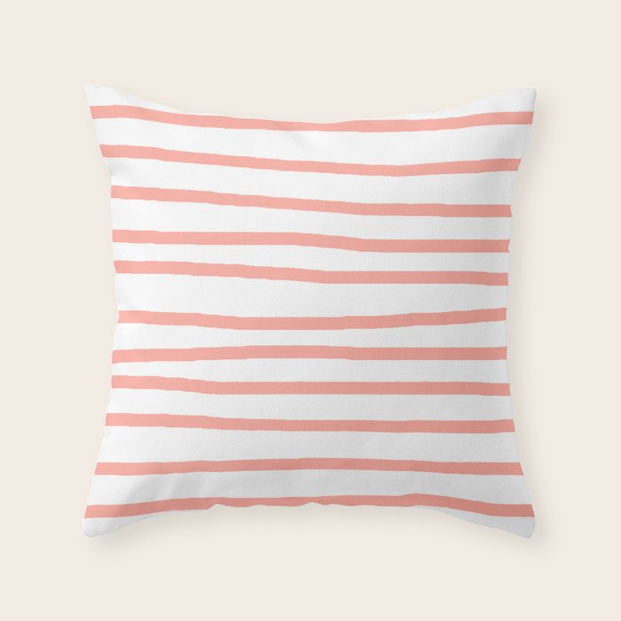salmon pink pillows