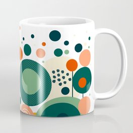 Hand drawing abstract flowers Coffee Mug