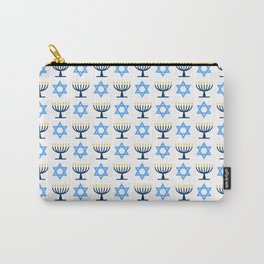 Menorah and Star of David Carry-All Pouch