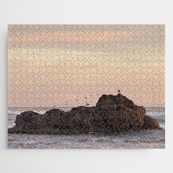 Oregon Beach Sunset Jigsaw Puzzle