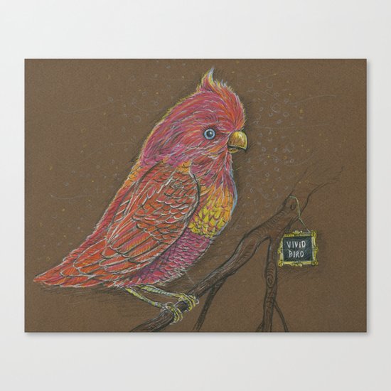 Vivid Bird Canvas Print