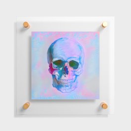 Pastel Skull Floating Acrylic Print
