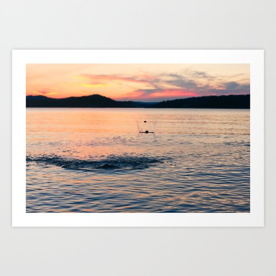 Skip on Superior Art Print