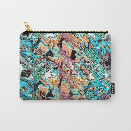 Colorful Distortions Abstract Carry-All Pouch