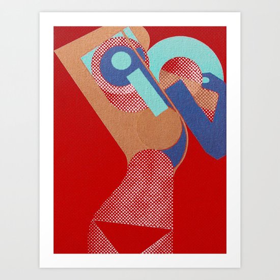 Gerald Laing in Rio Art Print