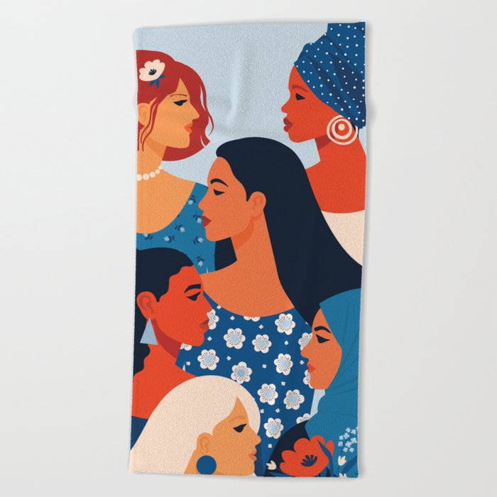 Worldwide Women Beach Towel