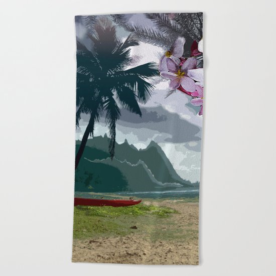 The Storm is Passing Beach Towel
