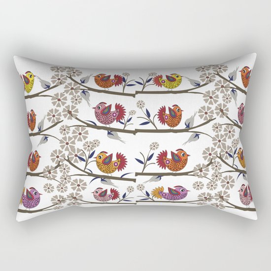 birds 1 Rectangular Pillow