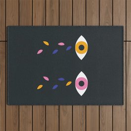 Cried Eyes - Dark Outdoor Rug