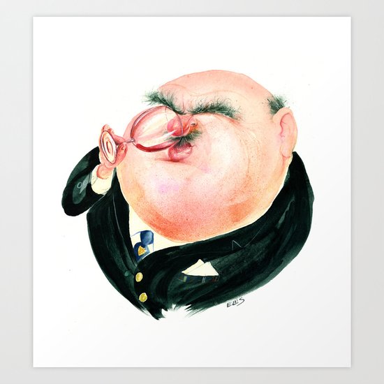 Wine Snob No.2 Art Print