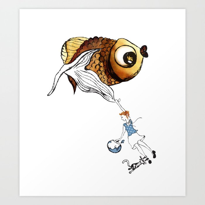 Nora's Fish Art Print