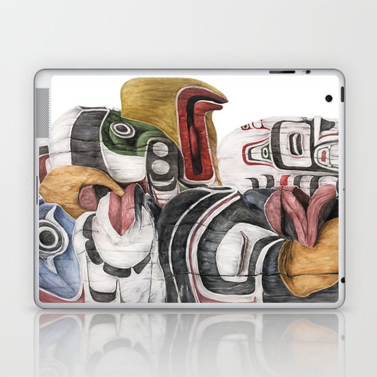 Stanley Park Totems Laptop & iPad Skin