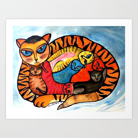 Watercolor: Secrets Art Print