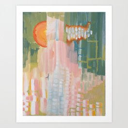 coming of age abstract Art Print