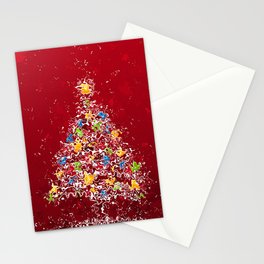 Christmas tree Stationery Card