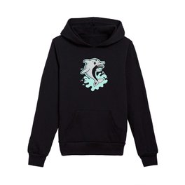 dolphin  Kids Pullover Hoodie