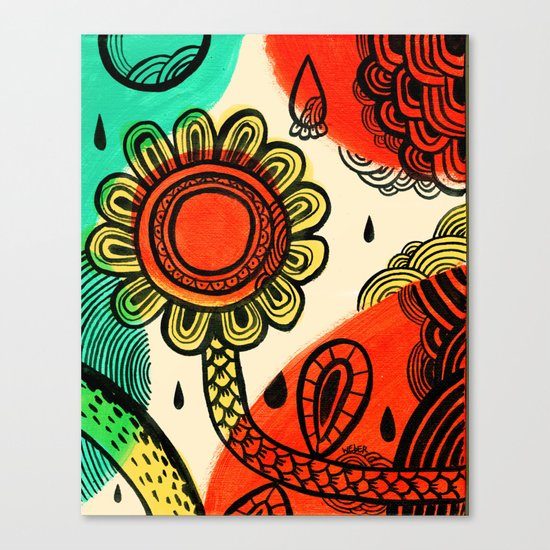 Raindrops Canvas Print