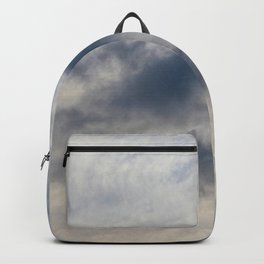 White and Black Clouds Cloudscape Skyscape Backpack | Overcast, Stormy, Nature, Weather, View, Atmospheric, Cloudscape, Blackcloud, Texture, Storm 
