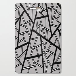 Abstract geometric pattern - gray. Cutting Board