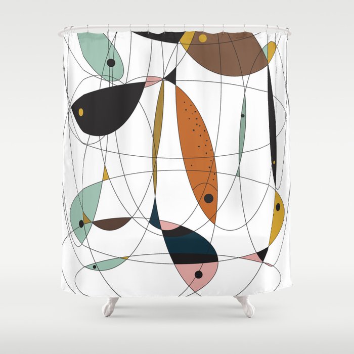 Fishing Net Shower Curtain By Flatowl Society6