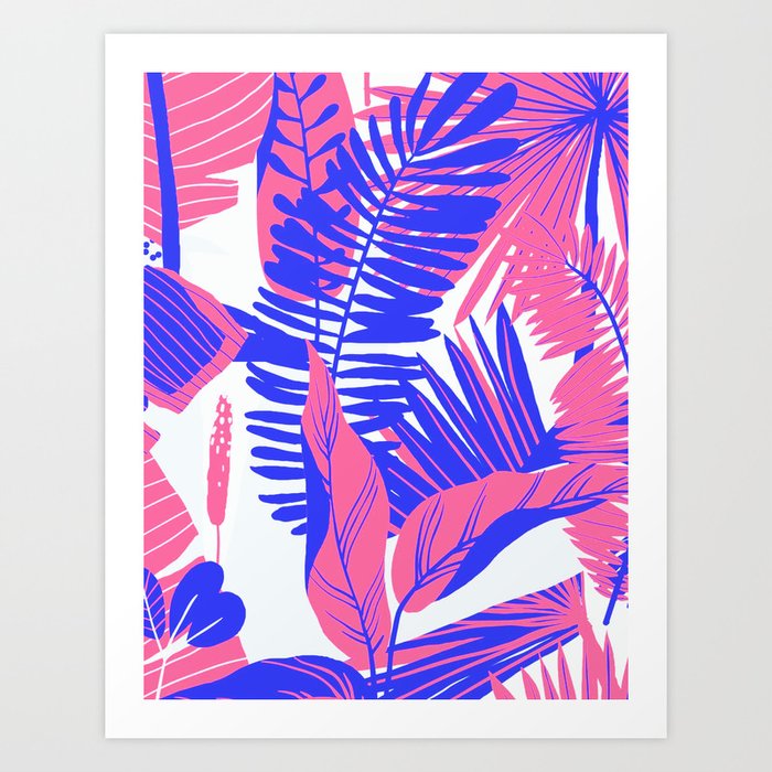 Tropical Palm Springs Art Print by Created By Kat Co | Society6