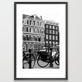 Amsterdam architectures black and white  Framed Art Print