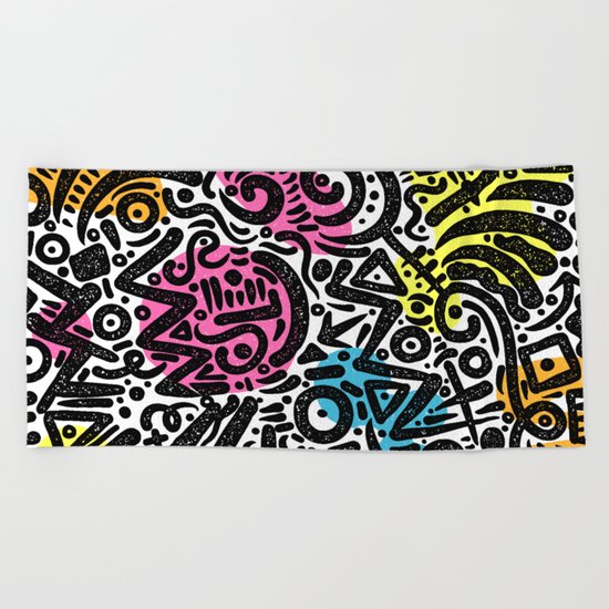 ABSTRACT 013 Beach Towel