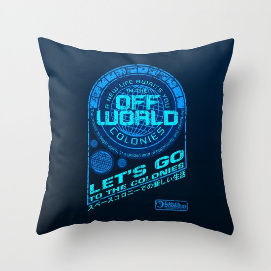 Off World Throw Pillow