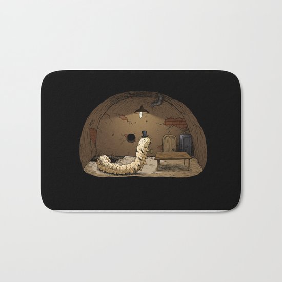 A Caterpillar Named Gigiphinaleus Bath Mat