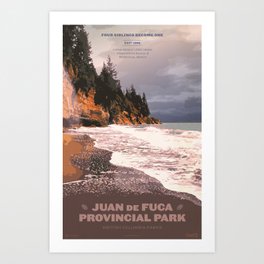 Juan de Fuca Provincial Park Art Print