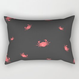 Seamless pattern with red crabs Rectangular Pillow