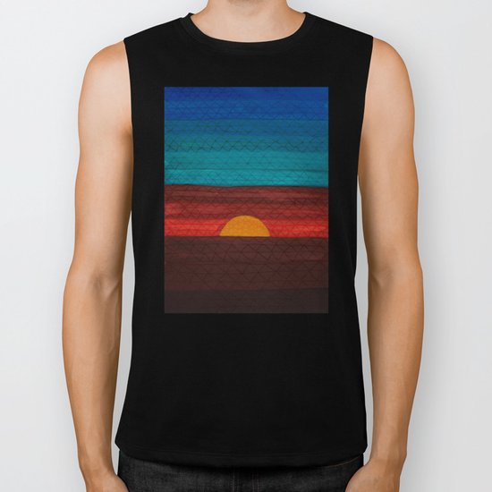 Sunset Biker Tank