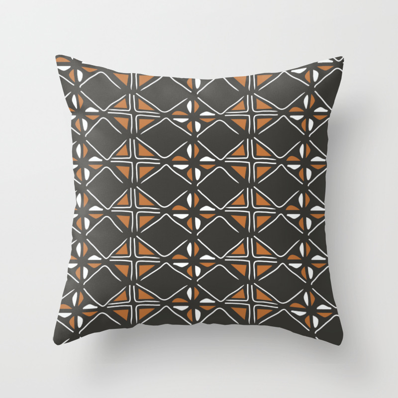 tribal print throw pillows