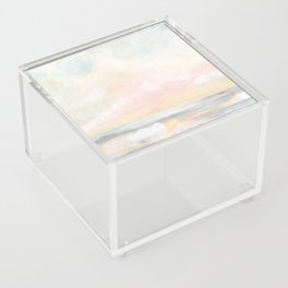 Rebirth - Pastel Ocean Seascape Acrylic Box