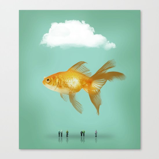 BALLOON FISH III Canvas Print