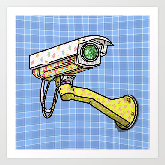 Security Camera Art Print