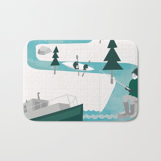 I like water Bath Mat