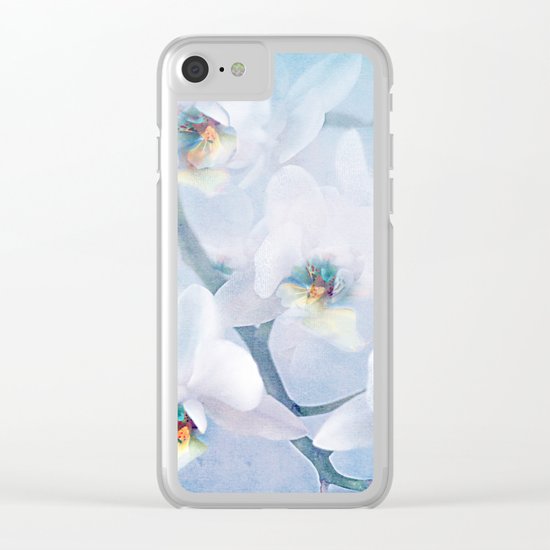 The mystery of orchid(snowy) Clear iPhone Case