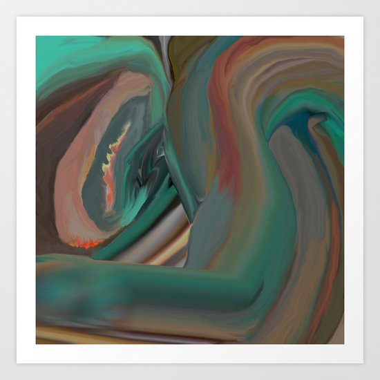 Running From Death Art Print