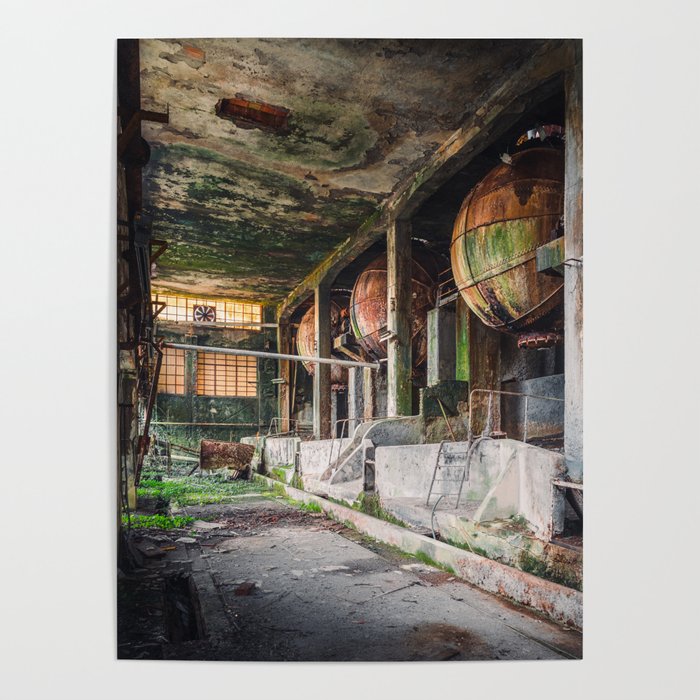 Abandoned Paper Mill in Decay Poster