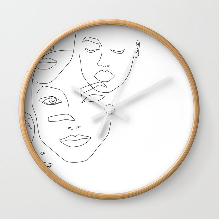 Different beauty Wall Clock