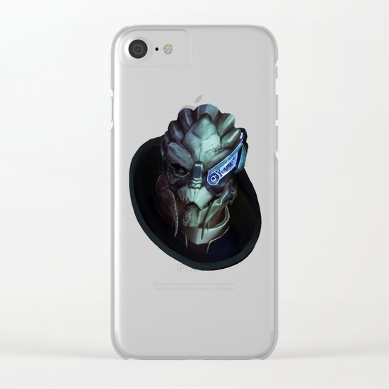 Mass Effect: Garrus Vakarian Clear iPhone Case