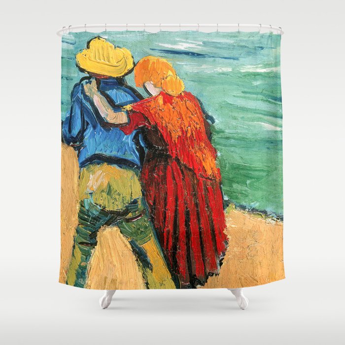 Vincent van Gogh - Two Lovers Shower Curtain