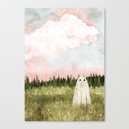 Cotton candy skies Canvas Print
