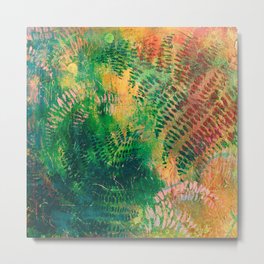 Ferns in color Metal Print
