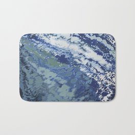 Deep Blue Ocean Wake Bath Mat | Artforhotellobby, Awardwinningcontemporaryartist, Famousartist, Excitingartists, Auctionlandscapepainting, Soontobefamousartists, Cheapfineart, Acrylic, Artiststoinvestin, Hotelprints 
