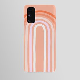 Rise above the Rainbow - Peachy pastels Android Case