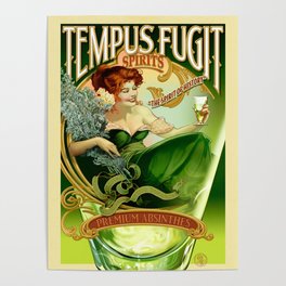 Vintage poster - Tempus Fugit Absinthe Poster